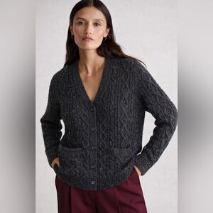 CLUB MONACO - Cable Knit Cardigan